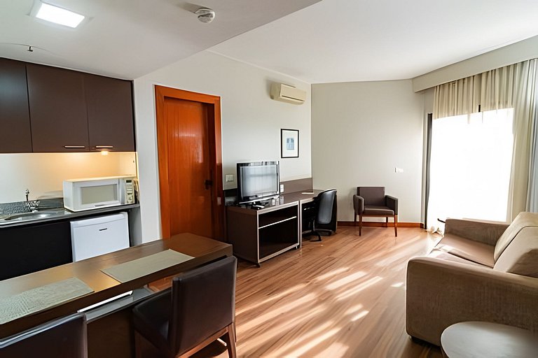 Apartamento completo para 5/p no Bonaparte