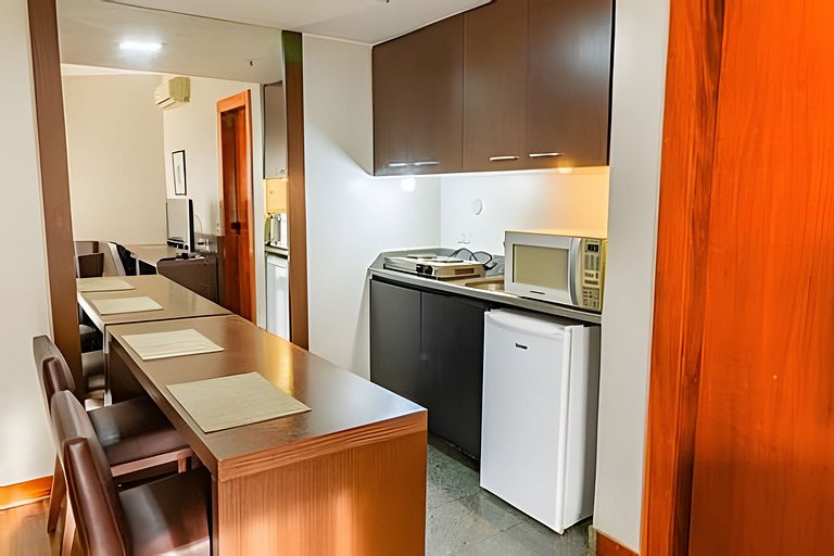 Apartamento completo para 5/p no Bonaparte