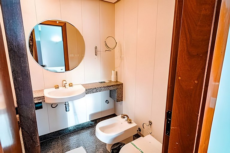 Apartamento completo para 5/p no Bonaparte