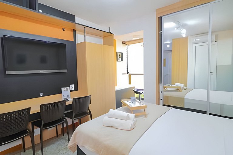 Studio mobiliado no Life Resort
