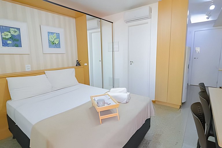 Studio mobiliado no Life Resort