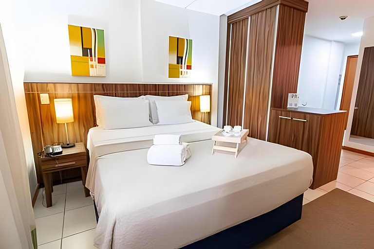 Apartamento completo no Nobile Suítes