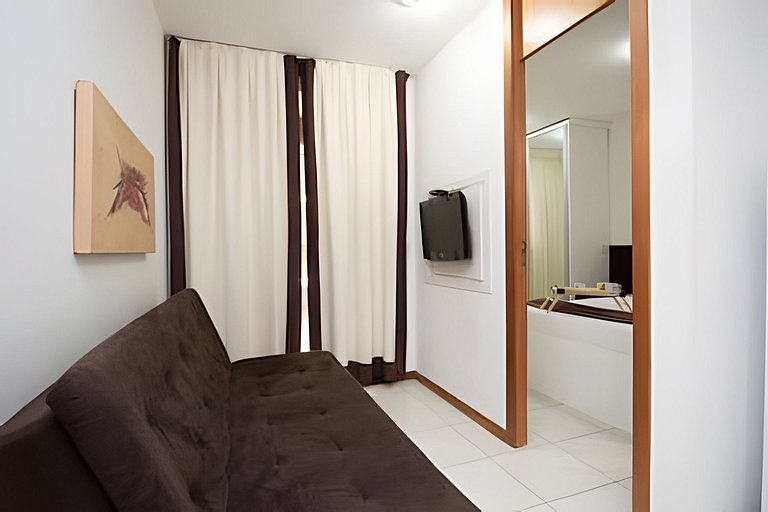 Apto privativo com piscina no Life Resort