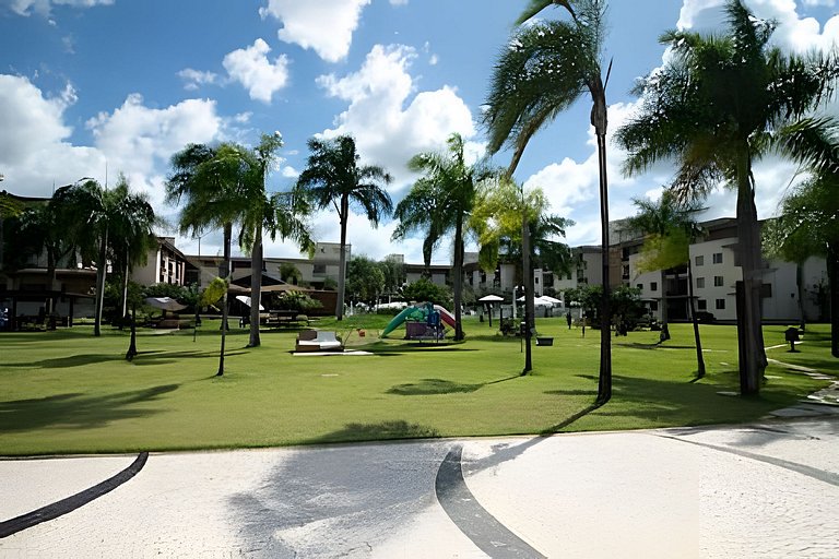 Apto privativo com piscina no Life Resort