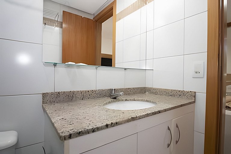 Apto moderno com acesso a piscina no Life Resort