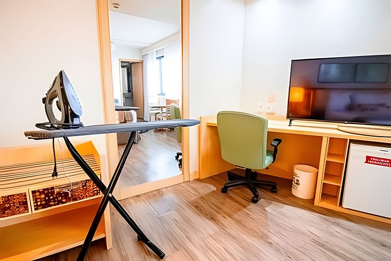 Apartamento confortável no Edifício Brasília Flats