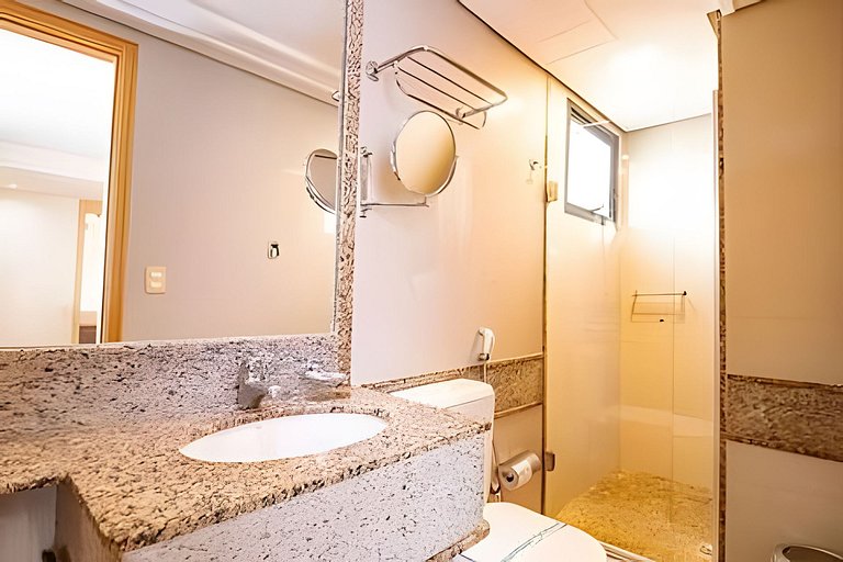 Apartamento confortável no Edifício Brasília Flats