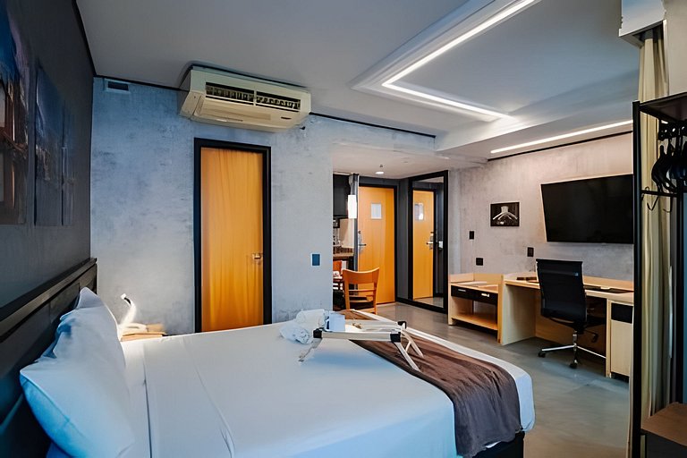 Apartamento mobiliado no Edifício Brasília Flats
