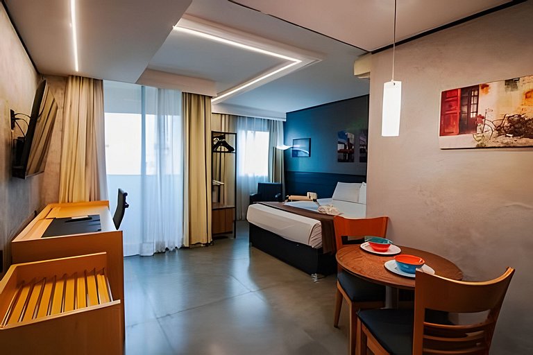 Apartamento mobiliado no Edifício Brasília Flats