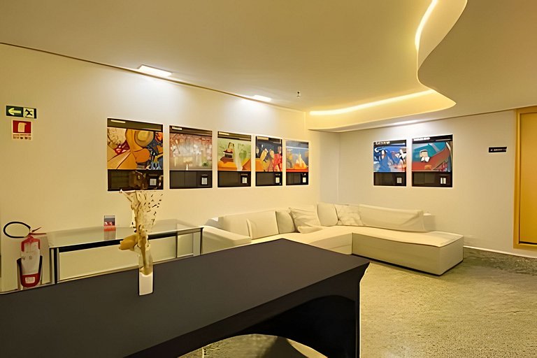 Apartamento mobiliado no Edifício Brasília Flats