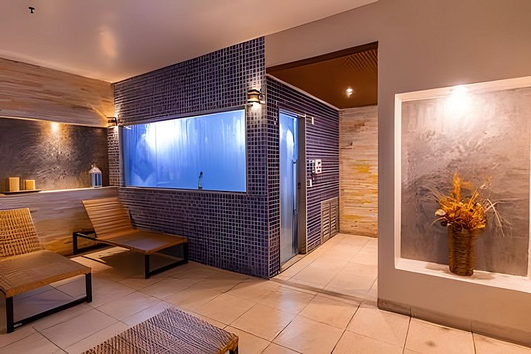 Apto com acesso a piscina no Edifício Fusion