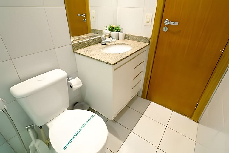 Apto com piscina refrescante no Life Resort