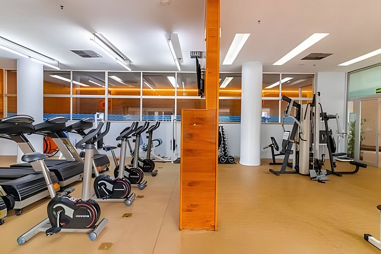 Apto com acesso a academia no Edifício Fusion