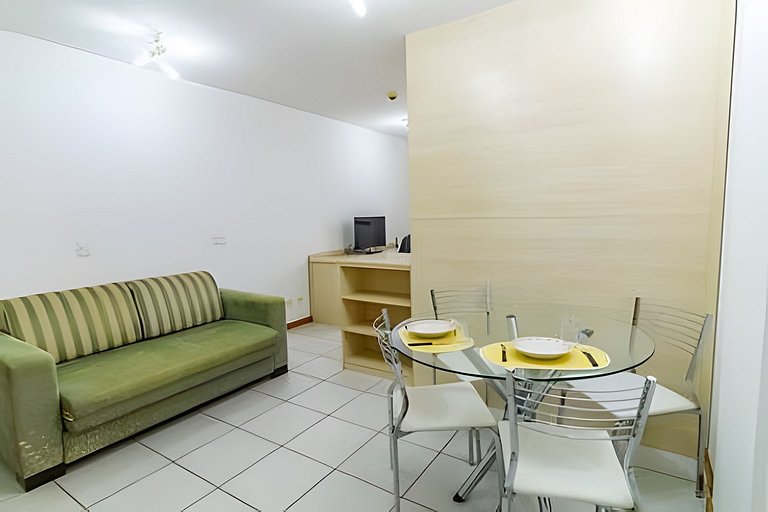 Apto completo com acesso a piscina no Nobile