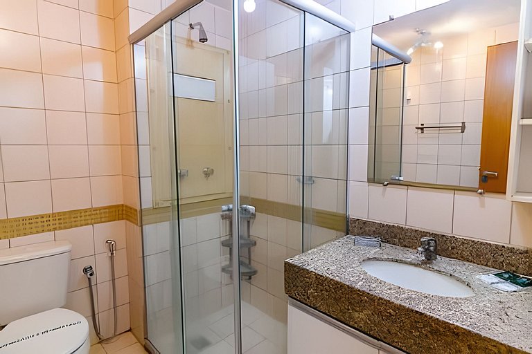 Apto completo com acesso a piscina no Nobile