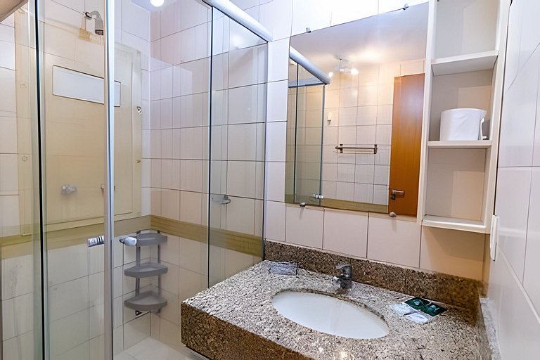 Apto completo com acesso a piscina no Nobile
