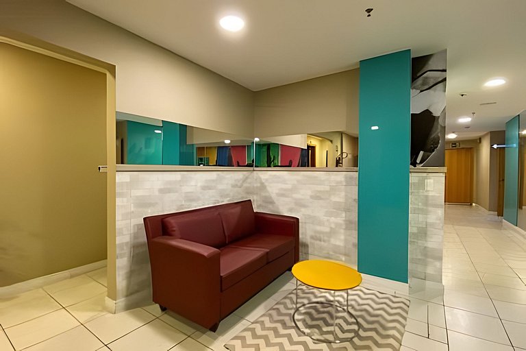 Apto completo com acesso a piscina no Nobile