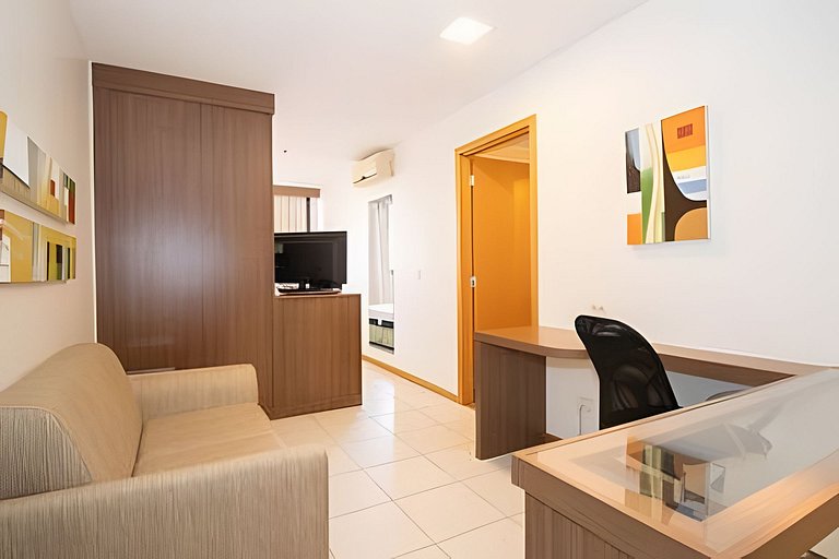 Studio completo localizado no Nobile Brasilia