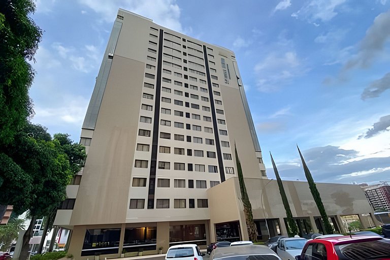 Studio completo localizado no Nobile Brasilia