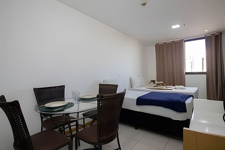 Studio com acesso a Restaurante no Nobile Brasilia
