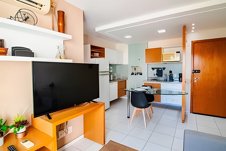 Apartamento beira lago no Premier