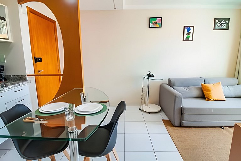Apartamento beira lago no Premier