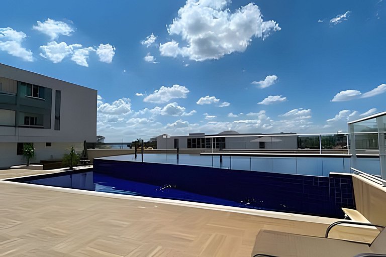 Apartamento beira lago no Premier