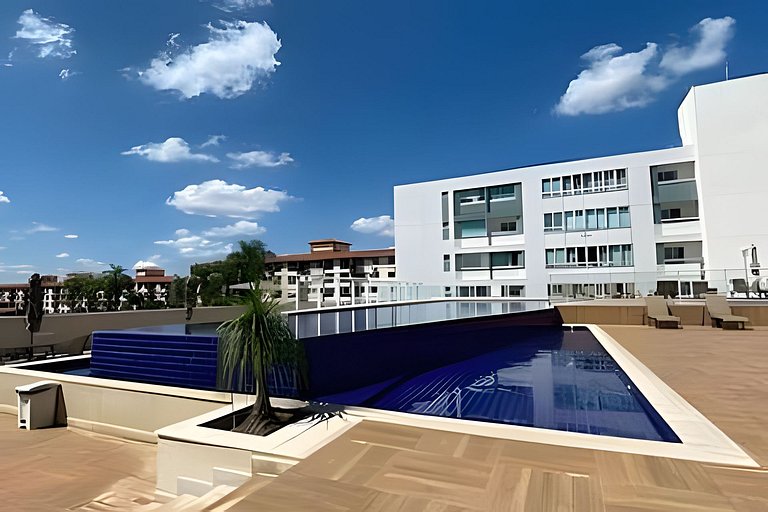 Apartamento beira lago no Premier