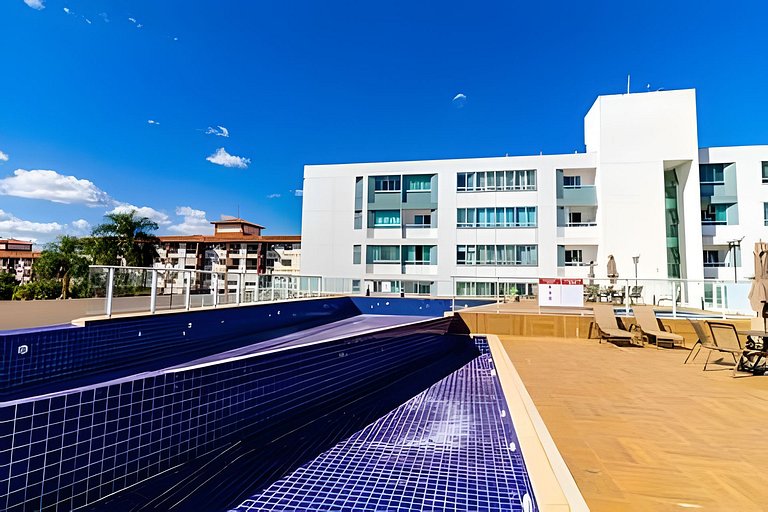 Apartamento beira lago no Premier