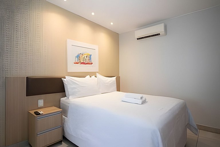 Duplex Mobiliado com Estilo no Athos Bulcão