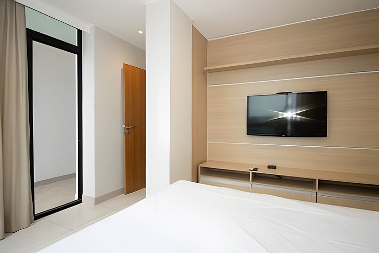 Duplex Mobiliado com Estilo no Athos Bulcão
