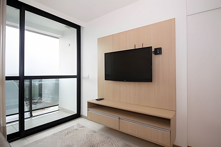 Duplex Mobiliado com Estilo no Athos Bulcão