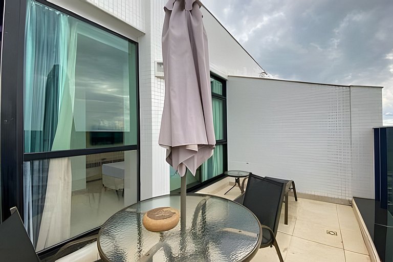 Duplex Mobiliado com Estilo no Athos Bulcão
