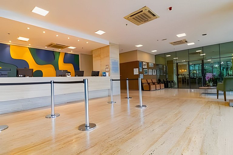 Duplex Mobiliado com Estilo no Athos Bulcão