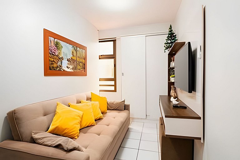 Apartamento confortável e completo no Mont Serrat