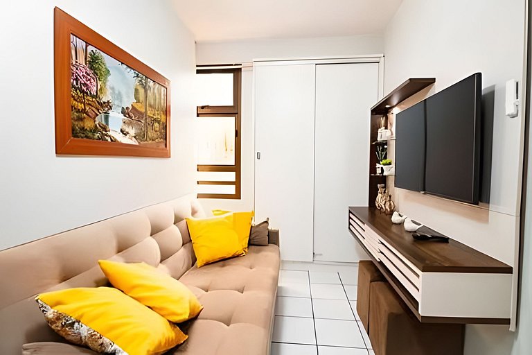 Apartamento confortável e completo no Mont Serrat