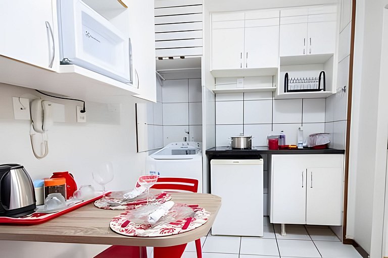 Apartamento confortável e completo no Mont Serrat