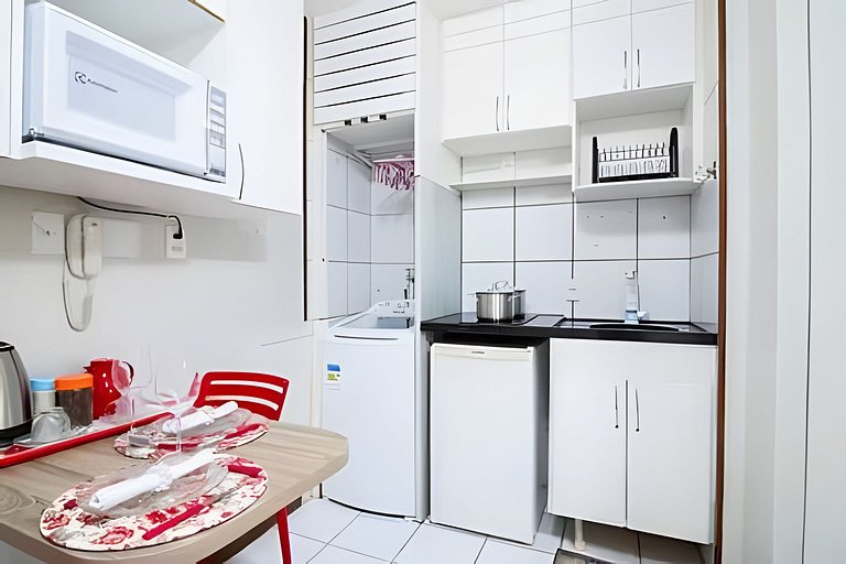 Apartamento confortável e completo no Mont Serrat