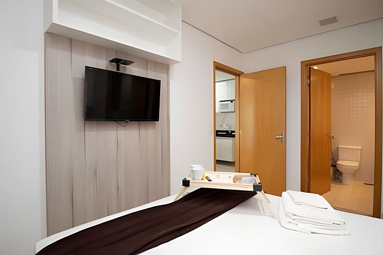 Apto com estacionamento no Lake View Hotel