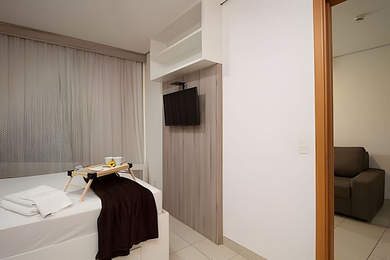 Apto com estacionamento no Lake View Hotel