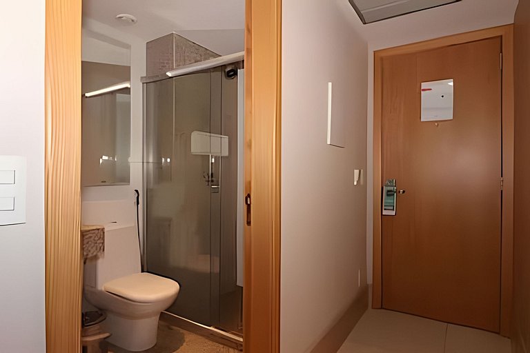 Apto com acesso a piscina e sauna no Cullinan