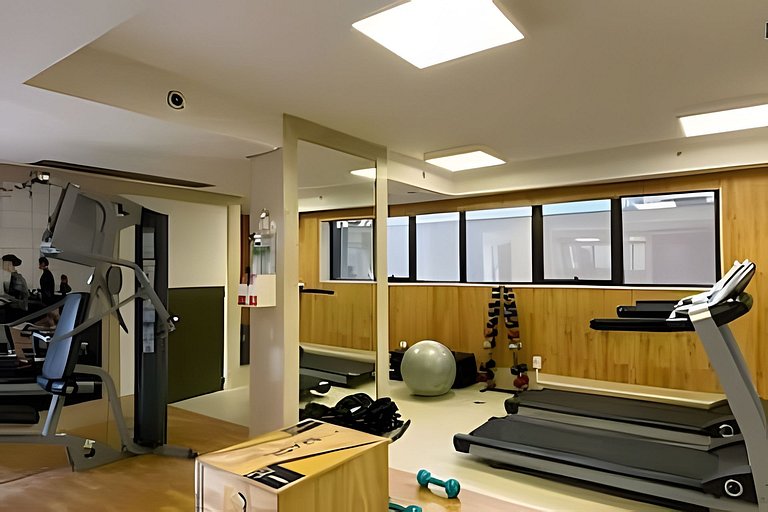 Apto com acesso a piscina e sauna no Cullinan