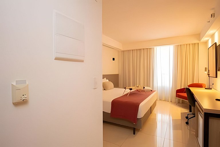 Ap com vista maravilhosa no hotel Alvorada