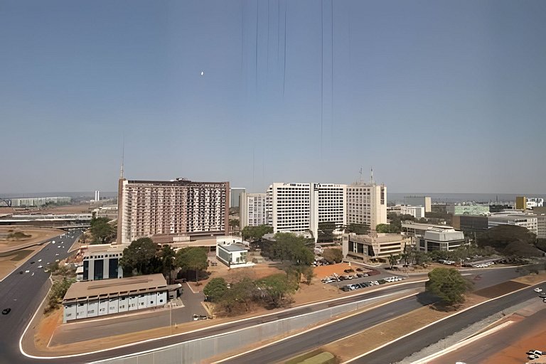 Ap com vista maravilhosa no hotel Alvorada
