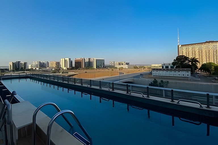 Ap com vista maravilhosa no hotel Alvorada