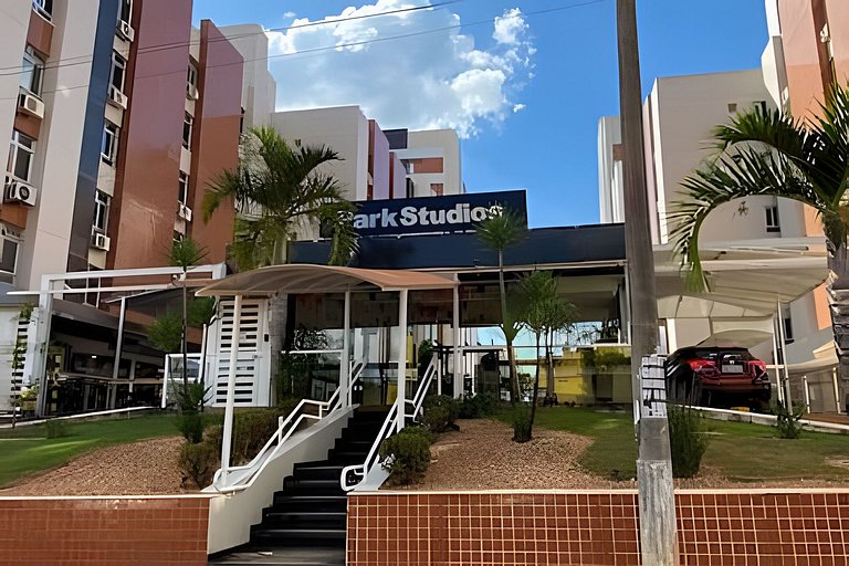 Studio com acesso a  academia no Park Studios
