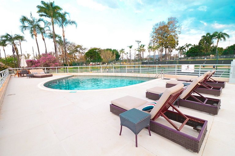 Apartamento completo no Golden Tulip